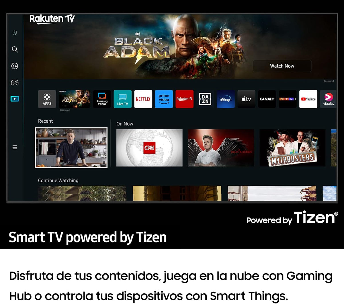 Samsung Téléviseur TU55CU7095 55 (55 Pouces), Crystal UHD 4K, Smart TV, 2023