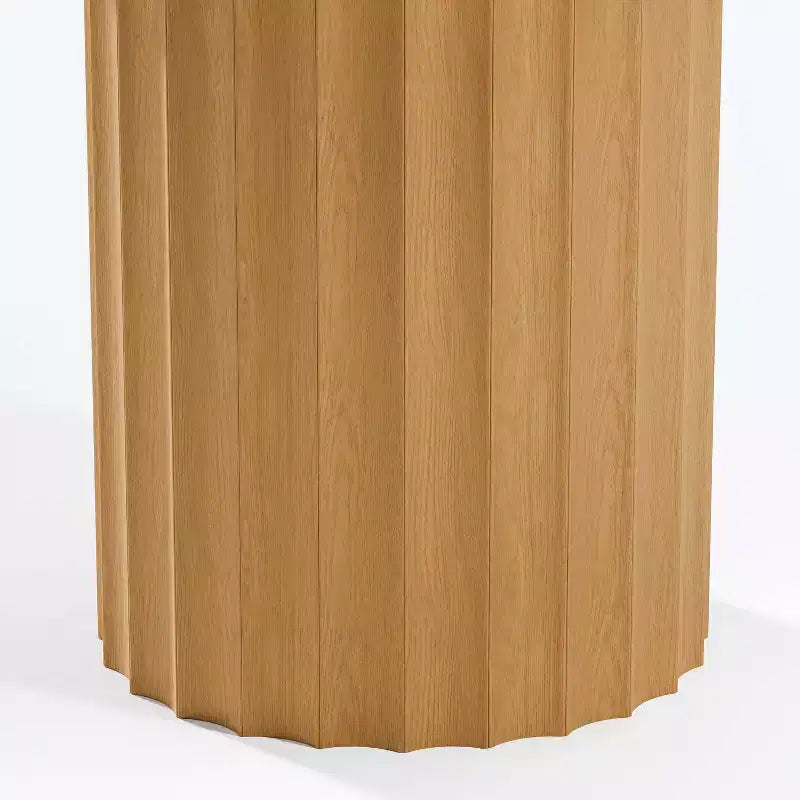 Table de salle à manger ronde en bois massif de 46, table de cuisine