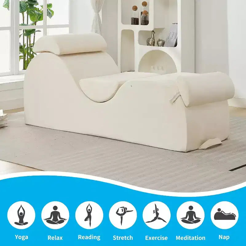 Silla de yoga, chaise longue moderna para yoga