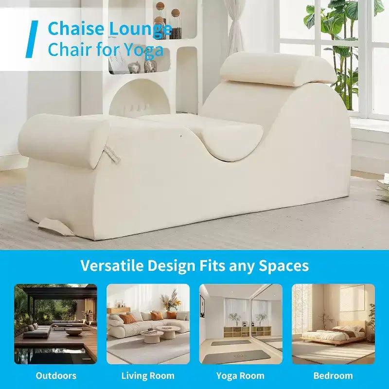Silla de yoga, chaise longue moderna para yoga