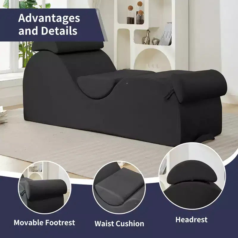 Silla de yoga, chaise longue moderna para yoga