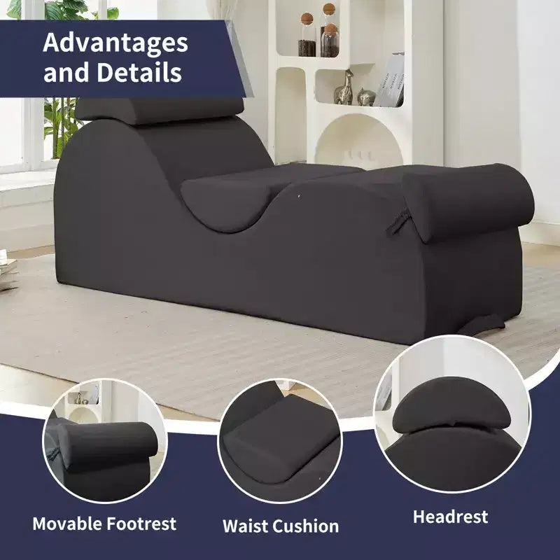 Silla de yoga, chaise longue moderna para yoga