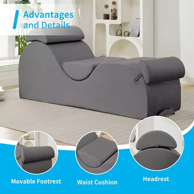 Silla de yoga, chaise longue moderna para yoga
