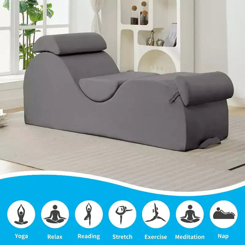 Silla de yoga, chaise longue moderna para yoga