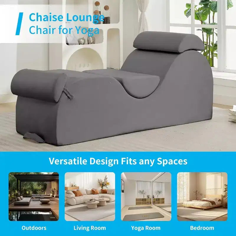 Silla de yoga, chaise longue moderna para yoga