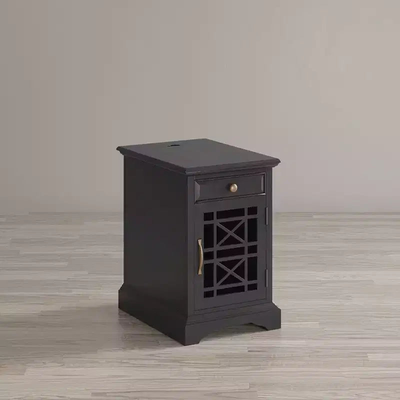 Mesa auxiliar para sillón con cargador