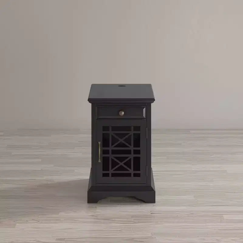Mesa auxiliar para sillón con cargador