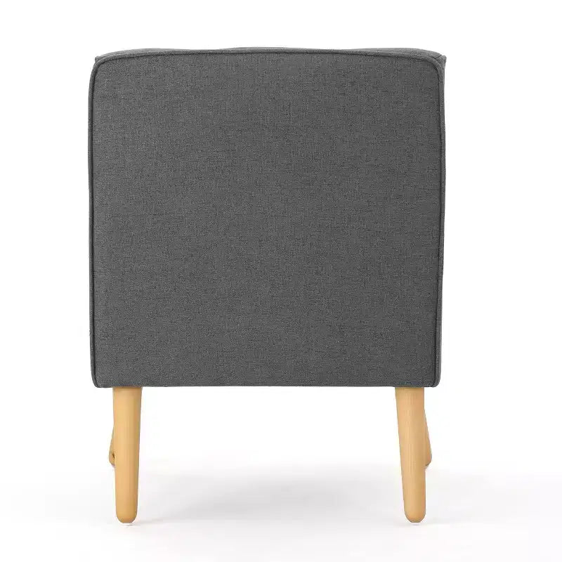 Akzentstuhl im Mid-Century-Modern-Stil mit Knopfheftung und Polsterung