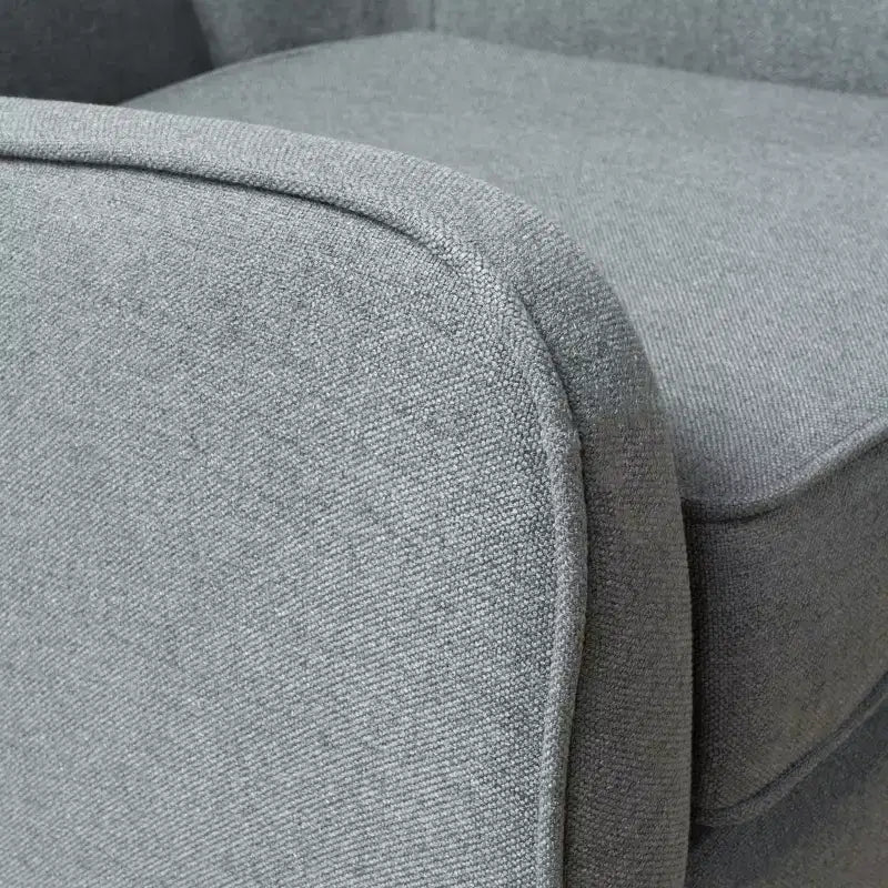 Akzentstuhl im Mid-Century-Modern-Stil mit Knopfheftung und Polsterung