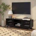 TV-Schrank aus Massivholz im Mid-Century-Modern-Stil, 59, mit 2 Türen