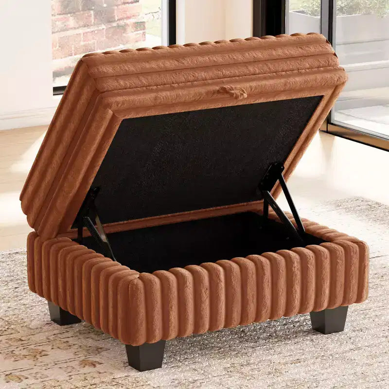 Cordhocker mit Stauraum für modulare Ecksofas