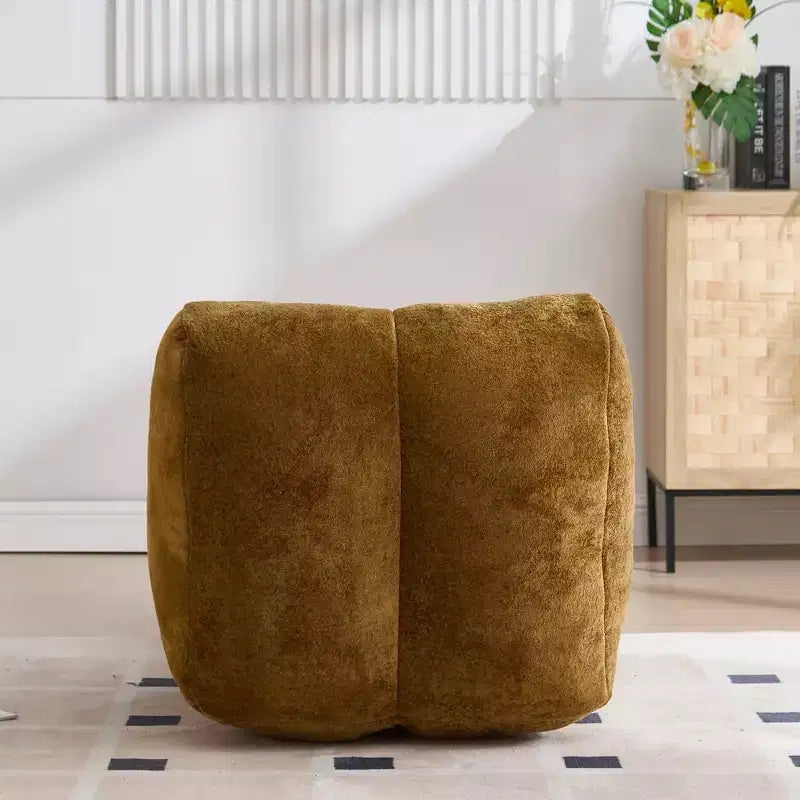 Chaiselongue zum Yoga, S-förmiger Sitzsack, bequeme Chaiselongue mit weicher Schwammfüllung, bodennahes, rahmenloses Lesesofa für Wohnzimmer und Schlafzimmer