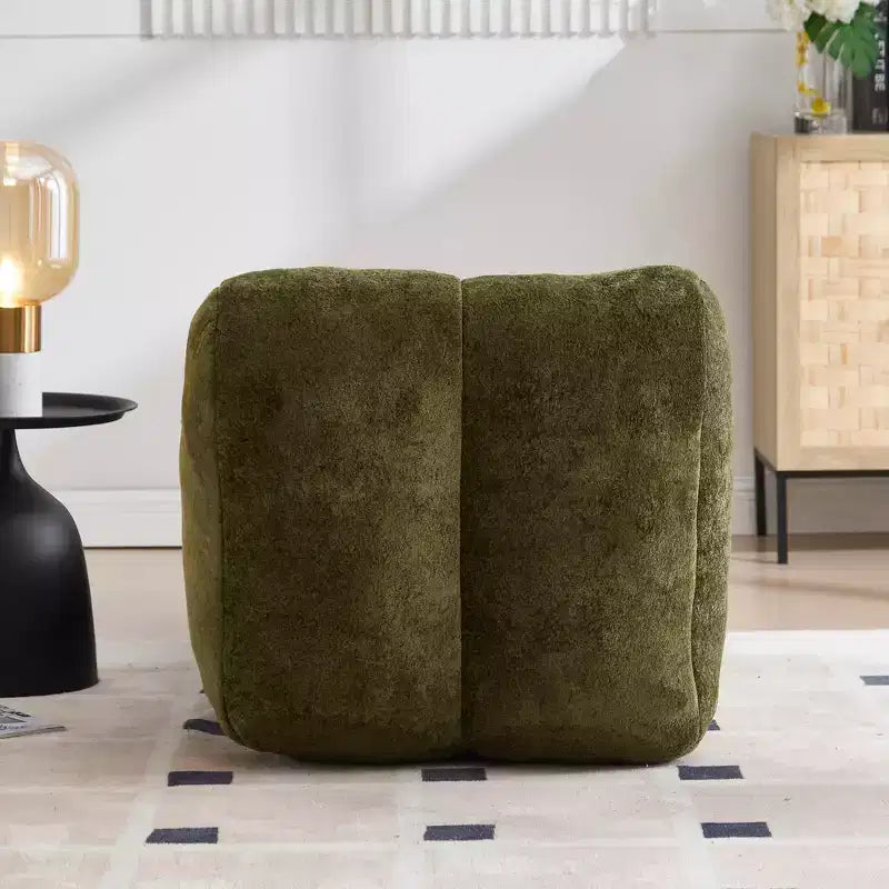 Chaiselongue zum Yoga, S-förmiger Sitzsack, bequeme Chaiselongue mit weicher Schwammfüllung, bodennahes, rahmenloses Lesesofa für Wohnzimmer und Schlafzimmer