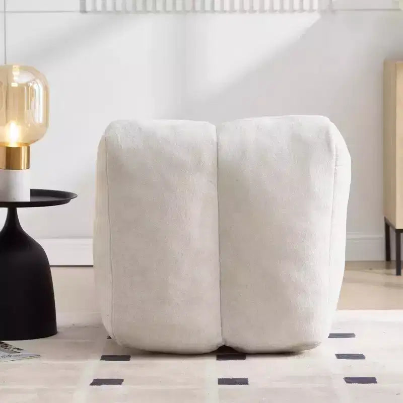 Chaiselongue zum Yoga, S-förmiger Sitzsack, bequeme Chaiselongue mit weicher Schwammfüllung, bodennahes, rahmenloses Lesesofa für Wohnzimmer und Schlafzimmer