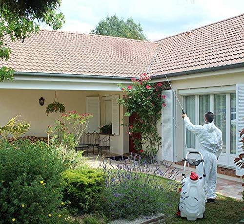 PHOENIX - Pulvérisateur électrique Pro Sprayer III 30L Option Rin?age – Pulvérisateur électrique Toiture Longue Portée à Batterie Rechargeable, Débit 240 L/H, Tuyau 8m - 2 Batteries