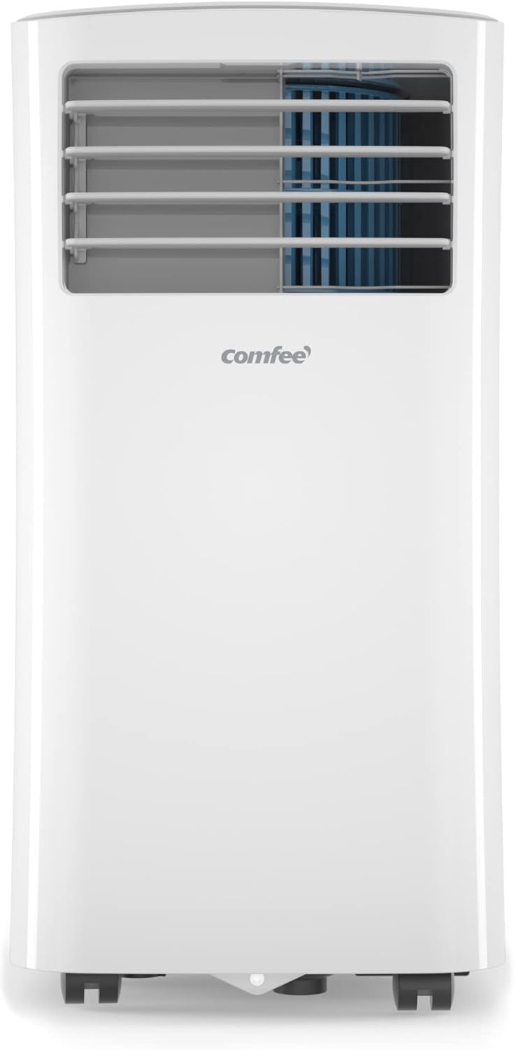 COMFEE' Climatiseur Mobile 9000 BTU/h 2,6kW, 3-EN-1 Refroidisseur Déshumidificateur Ventilateur, Fonction Follow me, Minuterie, Mode nuit, Pour salon et maison de 33©O/88m3, MPPH-09CRN7, R290