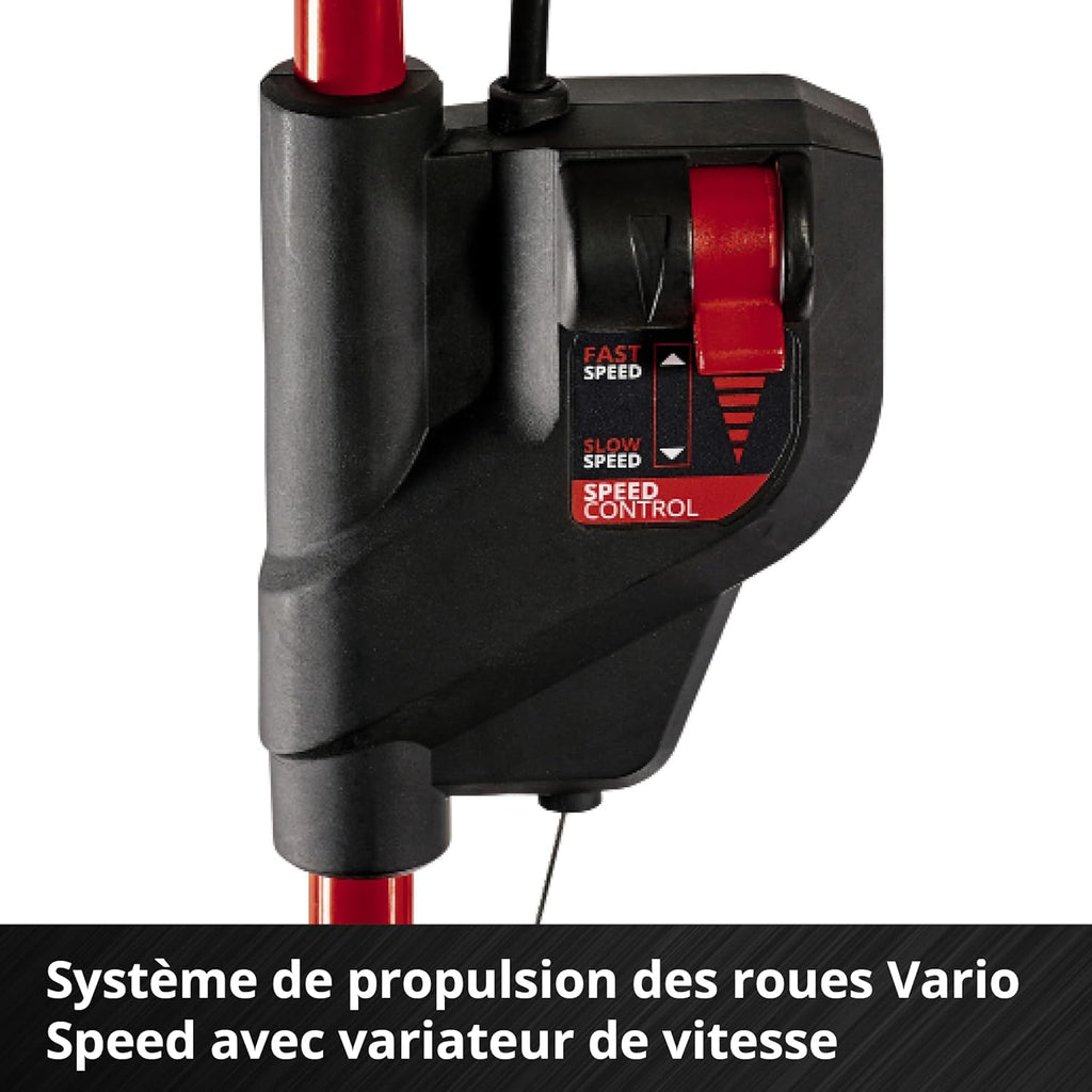 Einhell Professional Tondeuse à gazon sans fil GP-CM 36/47 S HW Li Power X-Change (36V, 47 cm largeur de coupe, autotractée, moteur sans charbon) Livré avec 4 Batteries 4,0Ah et 2 Chargeurs Doubles