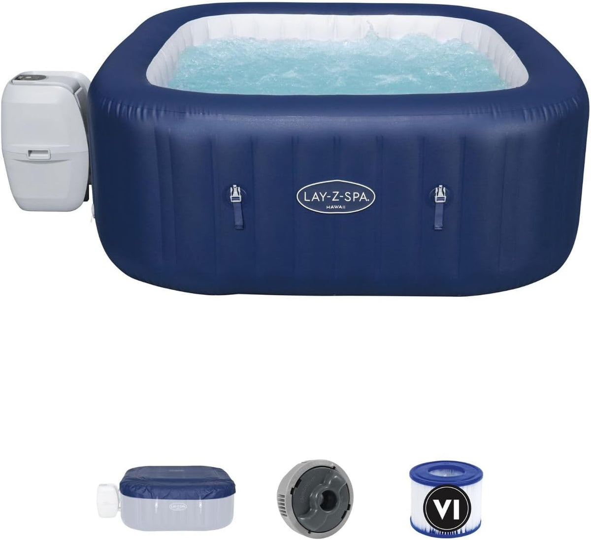 Spa gonflable rond BESTWAY Lay-Z-Spa? Miami Airjet? 2 - 4 personnes