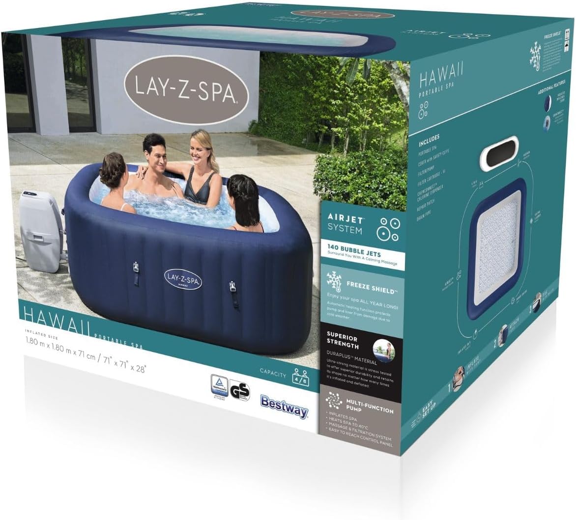 Spa gonflable rond BESTWAY Lay-Z-Spa? Miami Airjet? 2 - 4 personnes