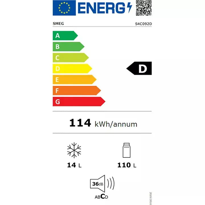 Réfrigérateur top encastrable SMEG S4C092D