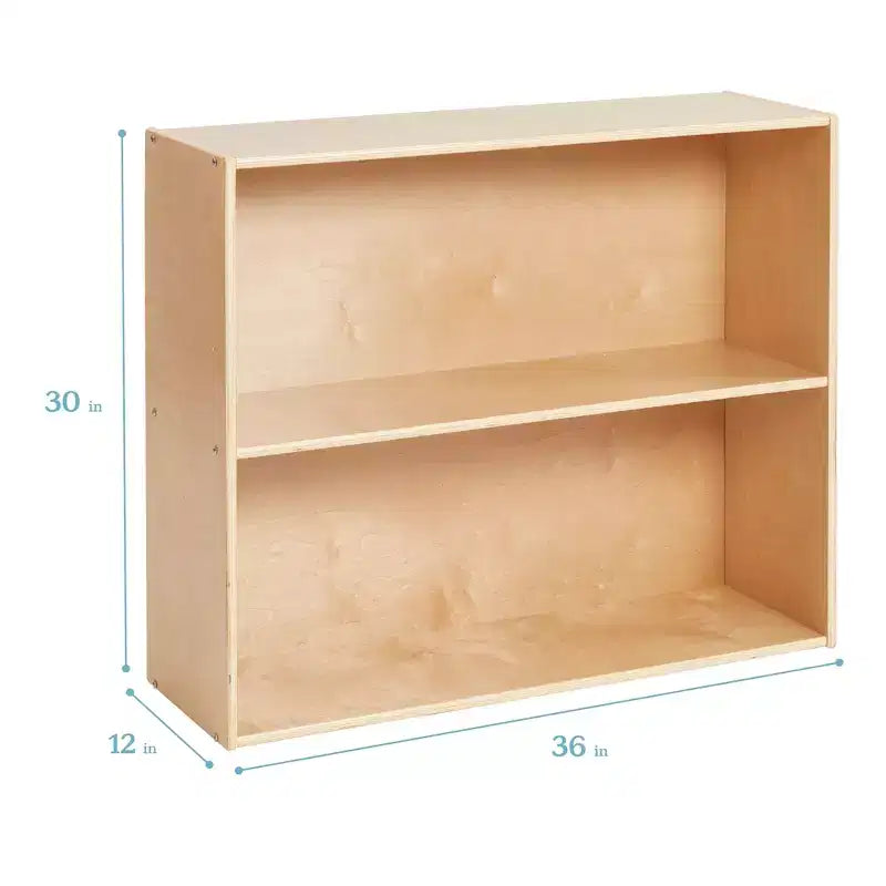 Armoire de rangement simple face à 2 étagères, 30in, mobilier scolaire