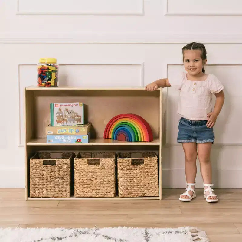Armoire de rangement simple face à 2 étagères, 30in, mobilier scolaire