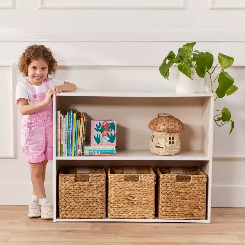 Armoire de rangement simple face à 2 étagères, 30in, mobilier scolaire