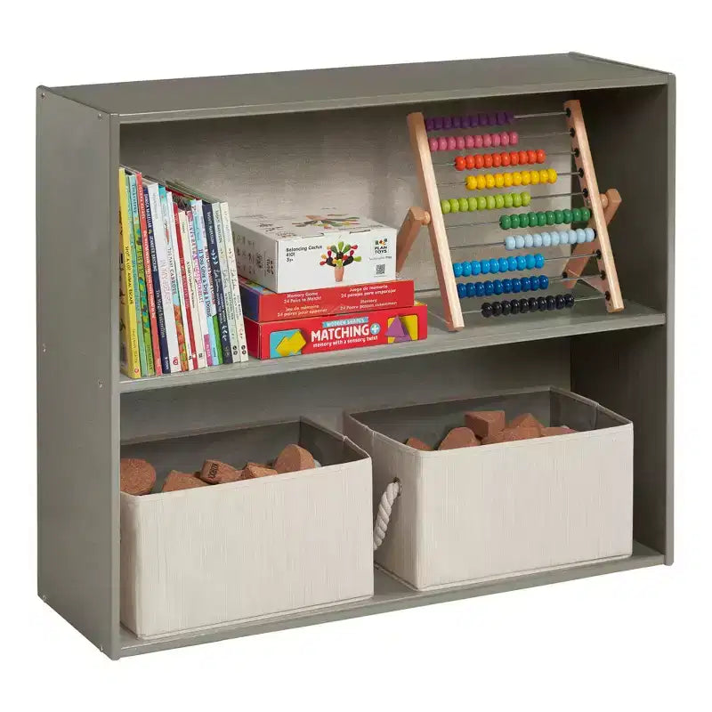 Armoire de rangement simple face à 2 étagères, 30in, mobilier scolaire