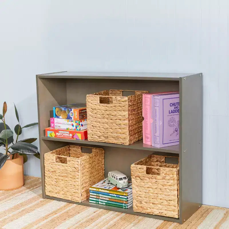Armoire de rangement simple face à 2 étagères, 30in, mobilier scolaire