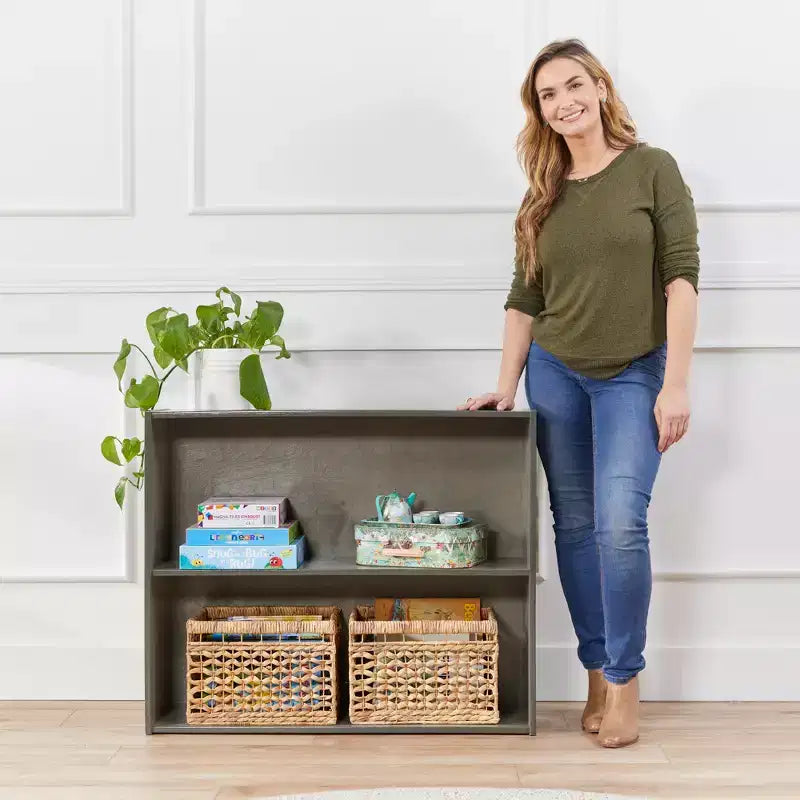 Armoire de rangement simple face à 2 étagères, 30in, mobilier scolaire