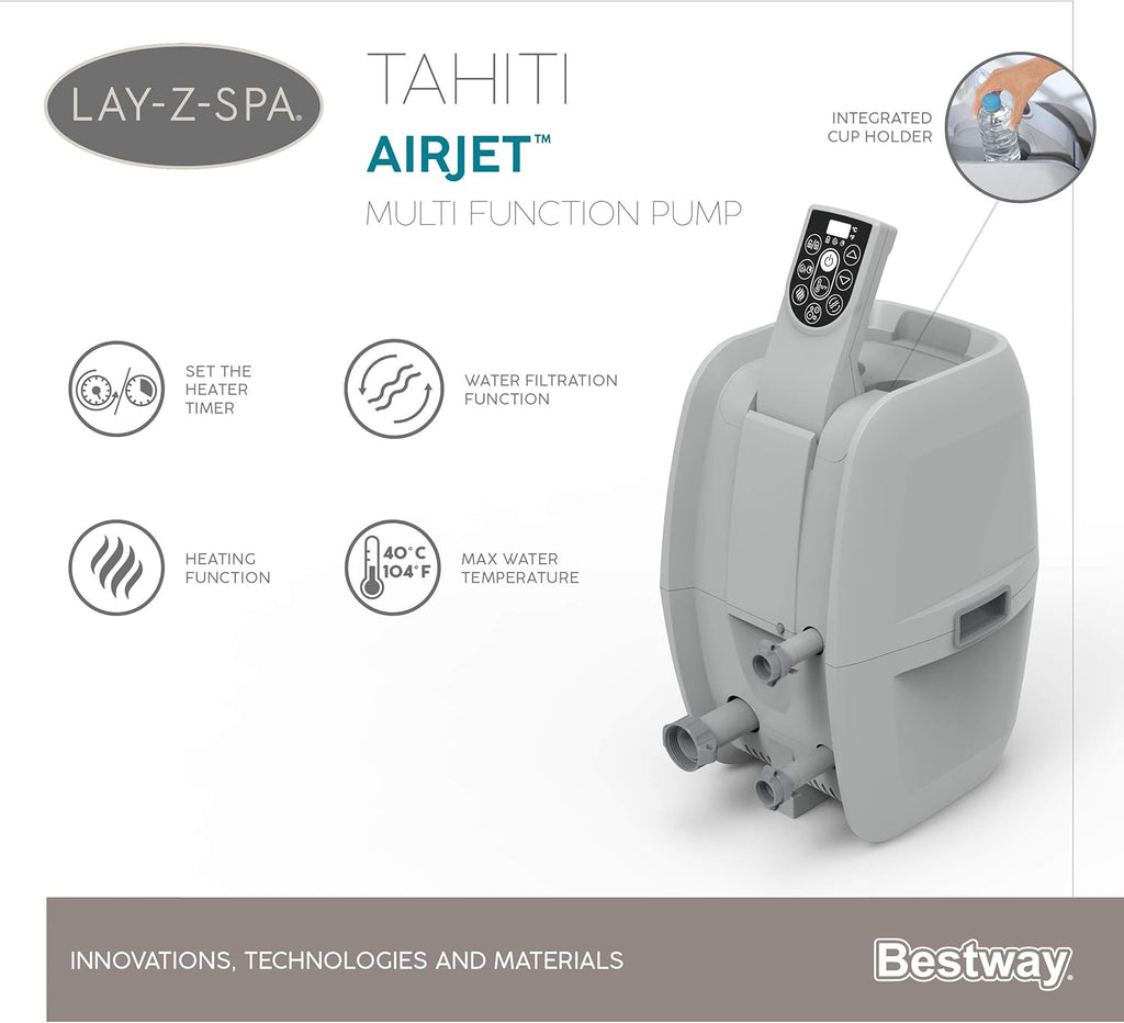 Spa gonflable rond BESTWAY Lay-Z-Spa? Miami Airjet? 2 - 4 personnes