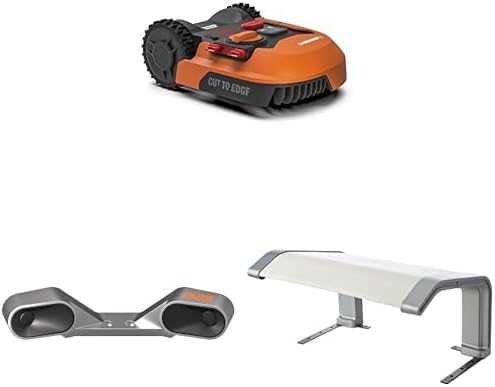 WORX LANDROID Vision WR206E.1, Robot Tondeuse sans Fil périphérique 600 m2 Surf.Max 700 m2, Installation en 30 Min, Caméra 4K + IA Adaptative, évite Tous Les Obstacles, Coupe des Bordures, Multizone