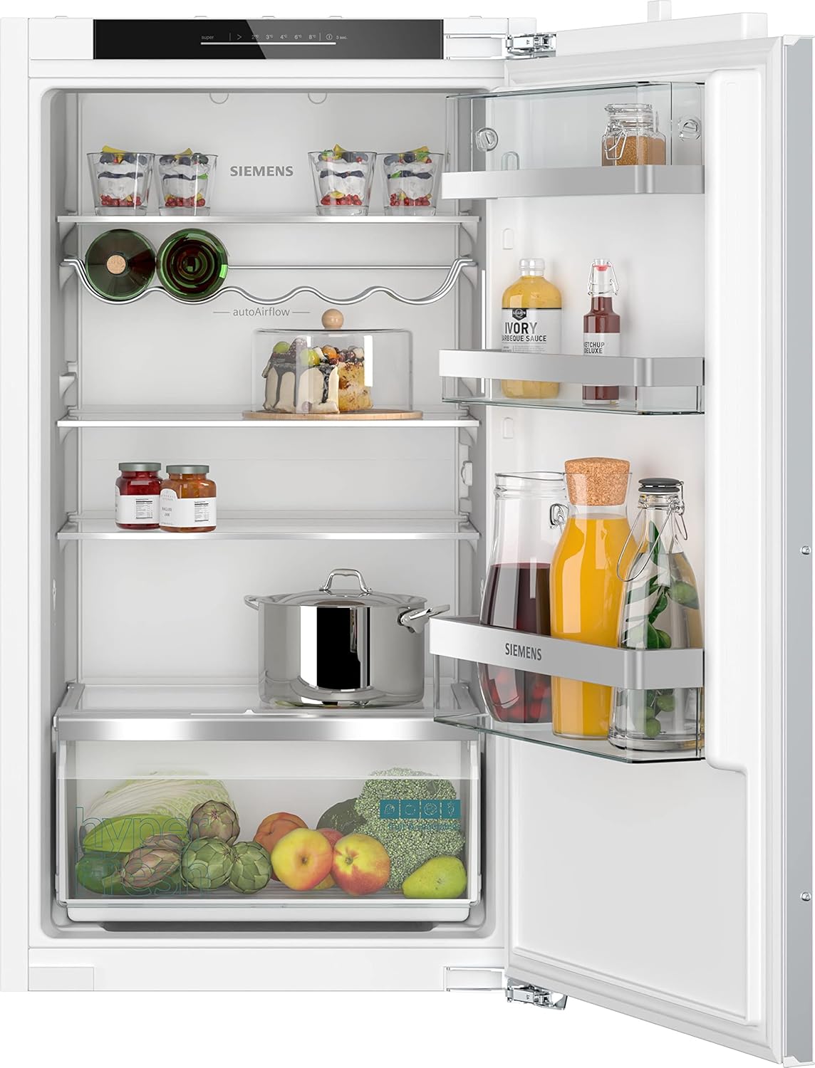 Siemens KI31RADD1 iQ500 - Réfrigérateur encastrable - 102,5 x 56 cm - 165 l - Fabriqué en Allemagne - Très silencieux, hyperFresh Box - Fra?cheur plus longue - éclairage LED - SuperCooling -
