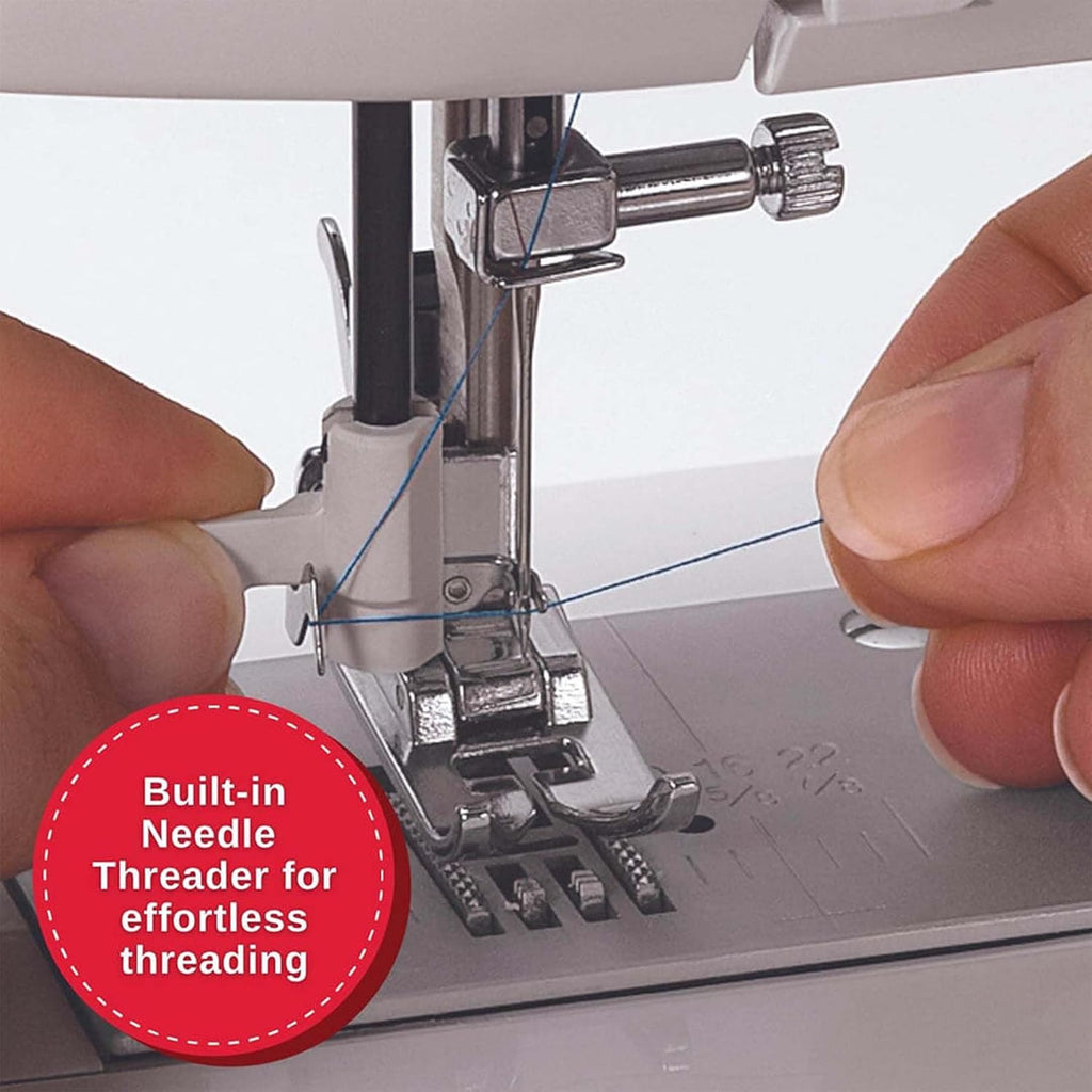 SINGER Quantum Stylist 9960 Computerized Portable Sewing Machine with 600-Stitches Electronic Auto Pilot Mode, Extension Table and Bonus Accessories, Perfect for Customizing Projects